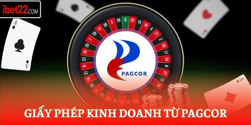 Giấy phép kinh doanh từ PAGCOR