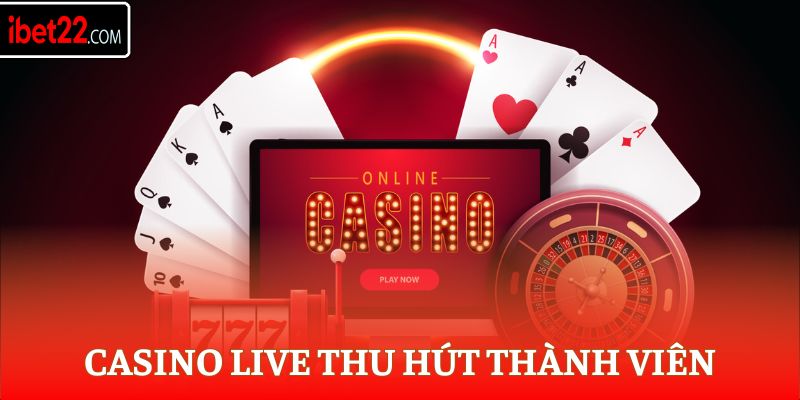 Casino live thu hút thành viên